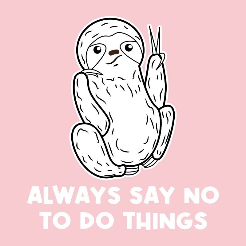 Animal Lazy Jungle Dweller Sloth Statement