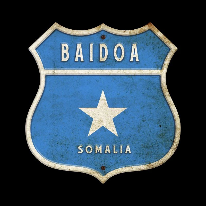 Motif du drapeau de Baidoa (Somalie)