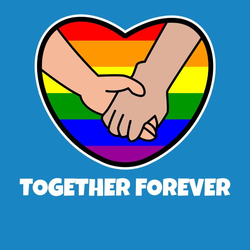 Relationship Homo Statement Heart Pride Rainbow