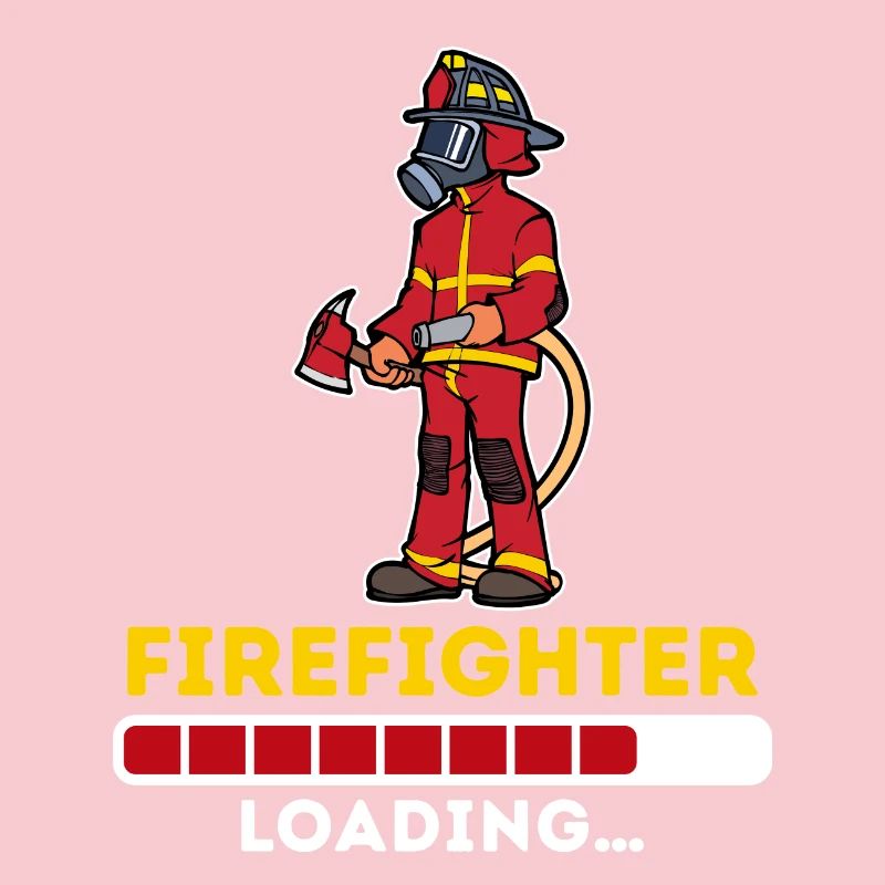 Fire brigade fire hose slogan firefighter