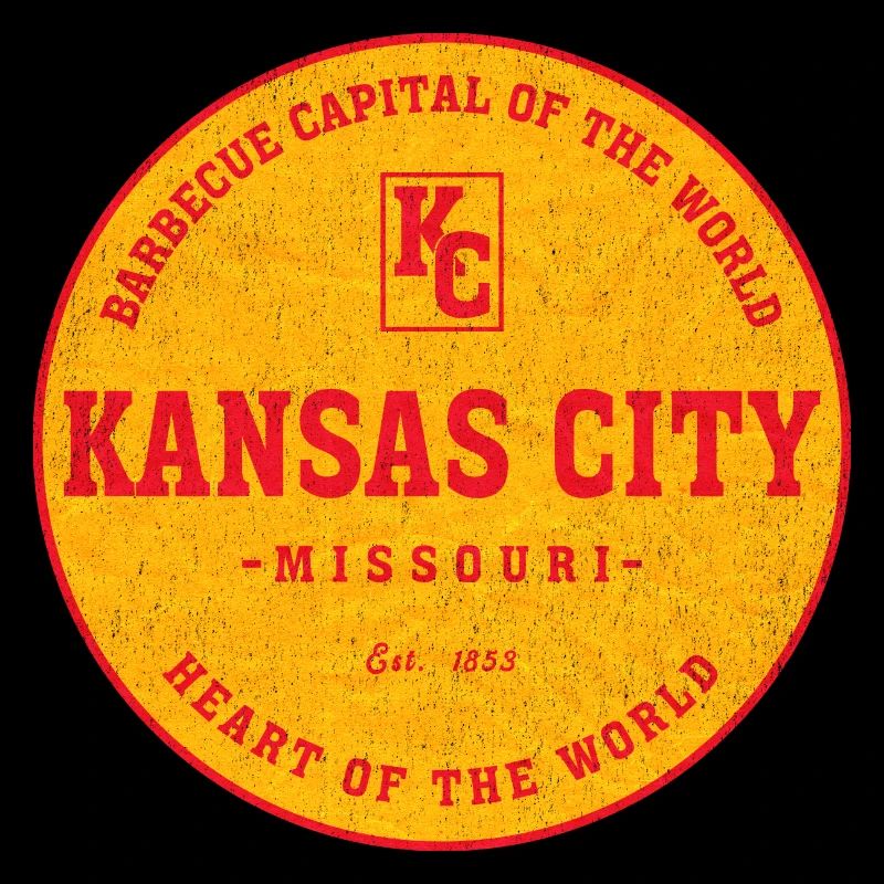 Kansas City BBQ Emblem Circle