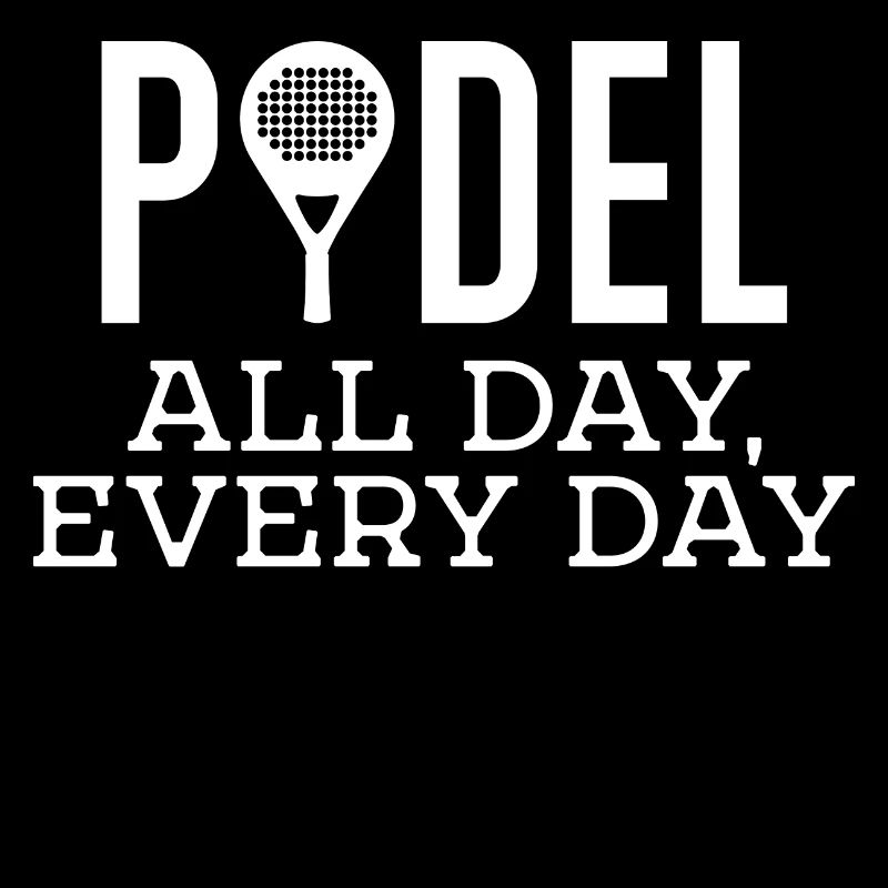 Padel Player Statement Racket Sport Tournament