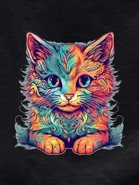 Abstract cat