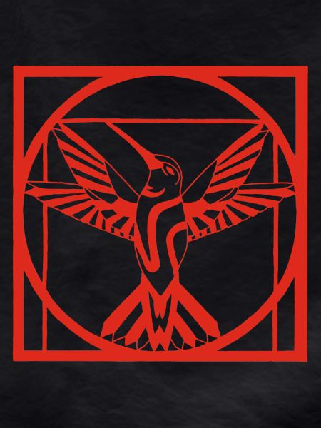 Vitruvius red bird