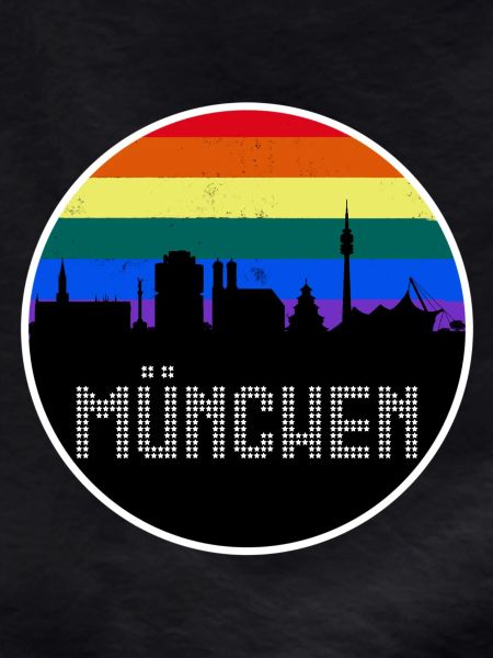 Munich Skyline Rainbow