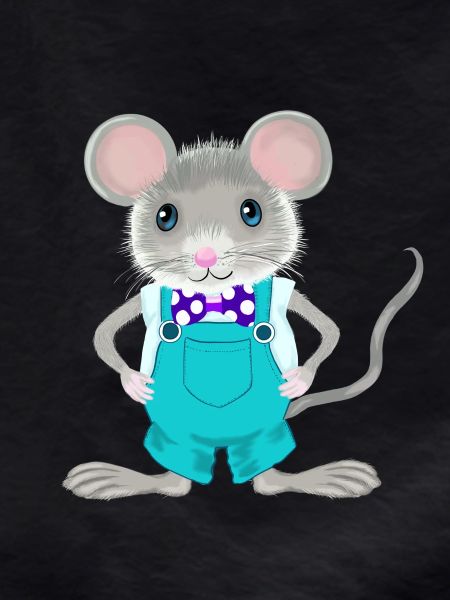 Cute and elegant little mouse