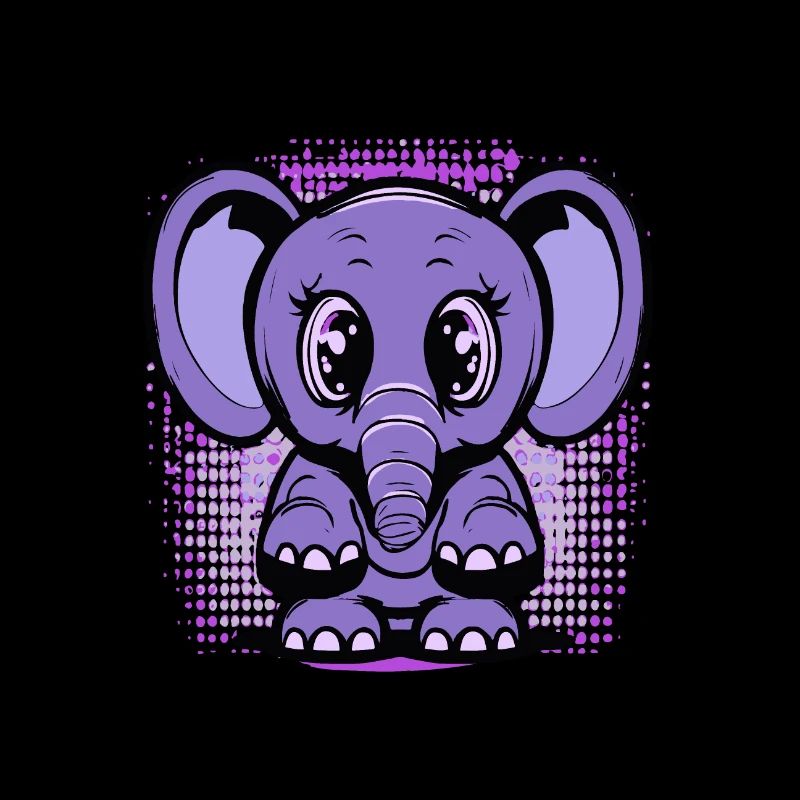 Cute baby elephant