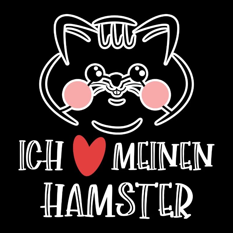 Hamster Heart Statement Animaux de compagnie Animal préféré