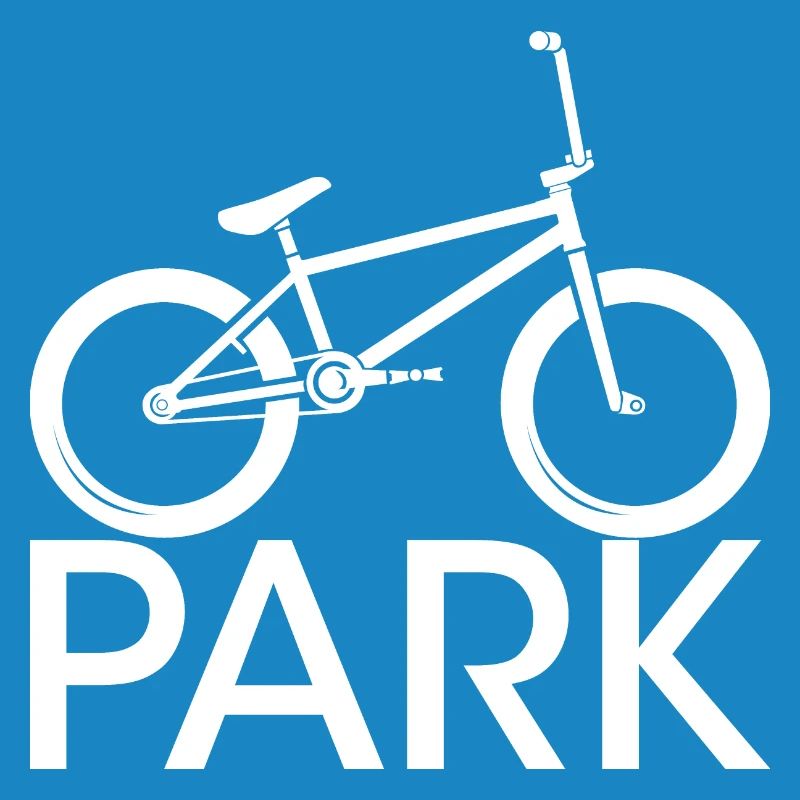 Icône de vélo de parc BMX icône de logo halfpipe