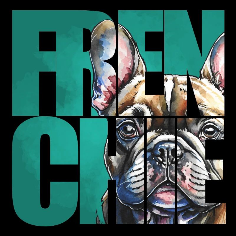 Portrait de bouledogue français