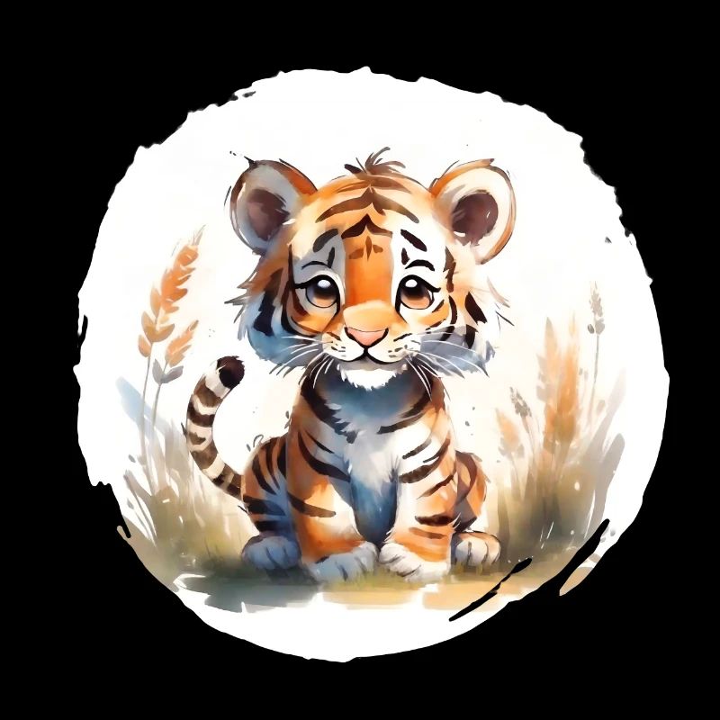Tiger Aquarell
