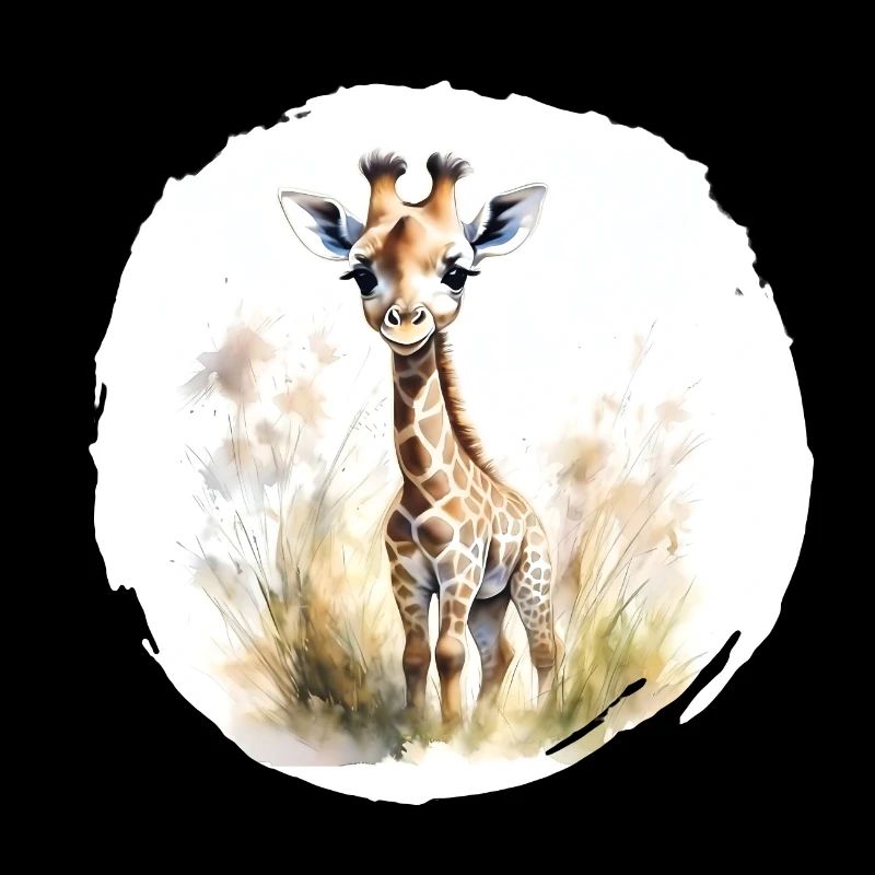 Aquarell Giraffe