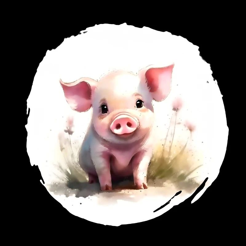 Ferkel Aquarell