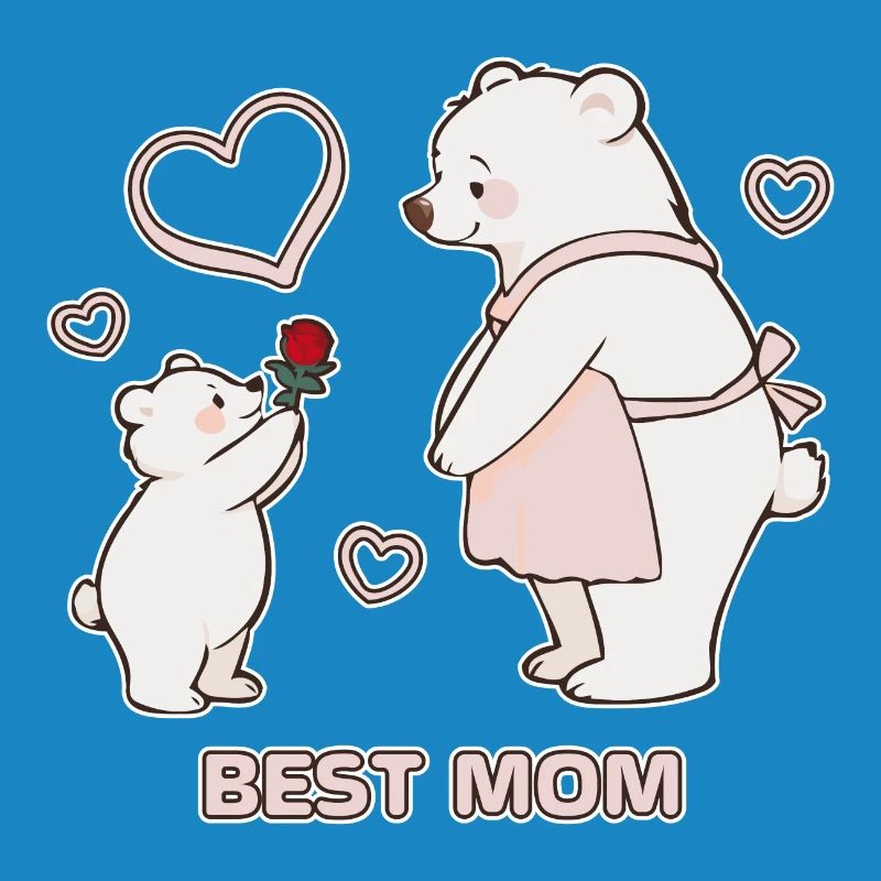 Bären Herzen Beste Mutter Muttertag