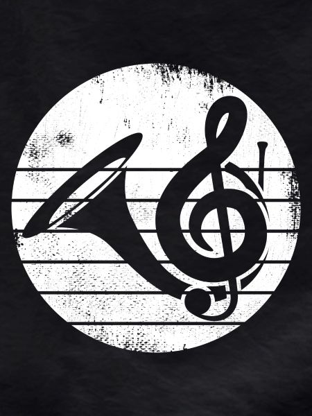 French Horn Drawing