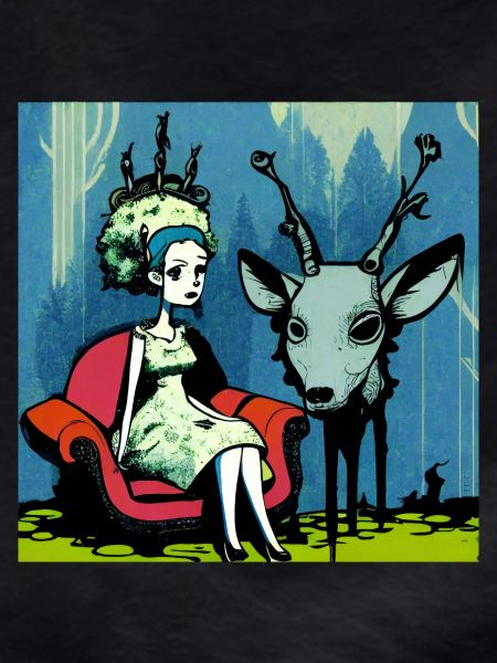 Psychedelic deer 01