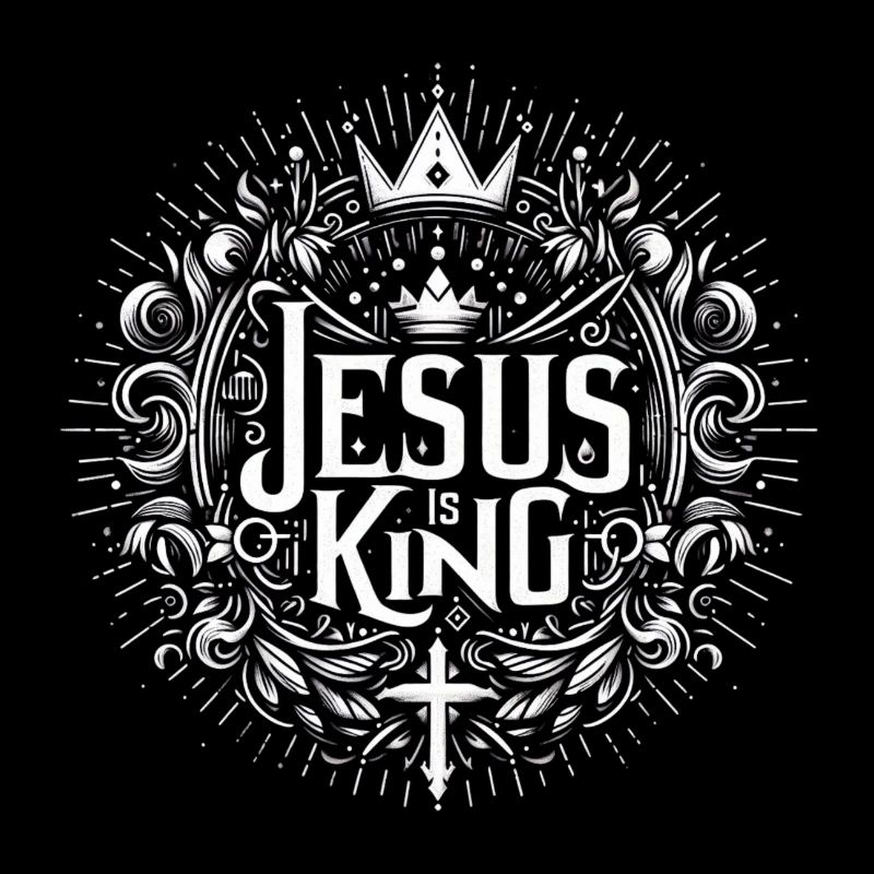 Jesus is King Coronation Ornament