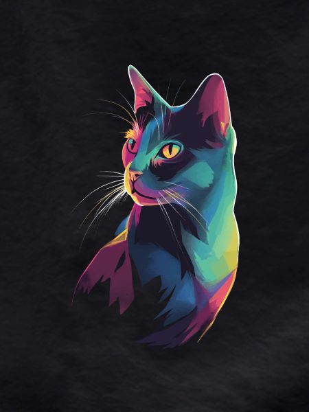 Stylized Cat Illustration