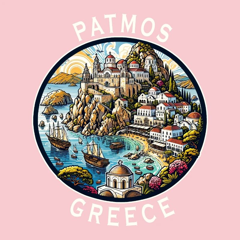 Vacances à Patmos, Grèce, Voyage en mer Égée
