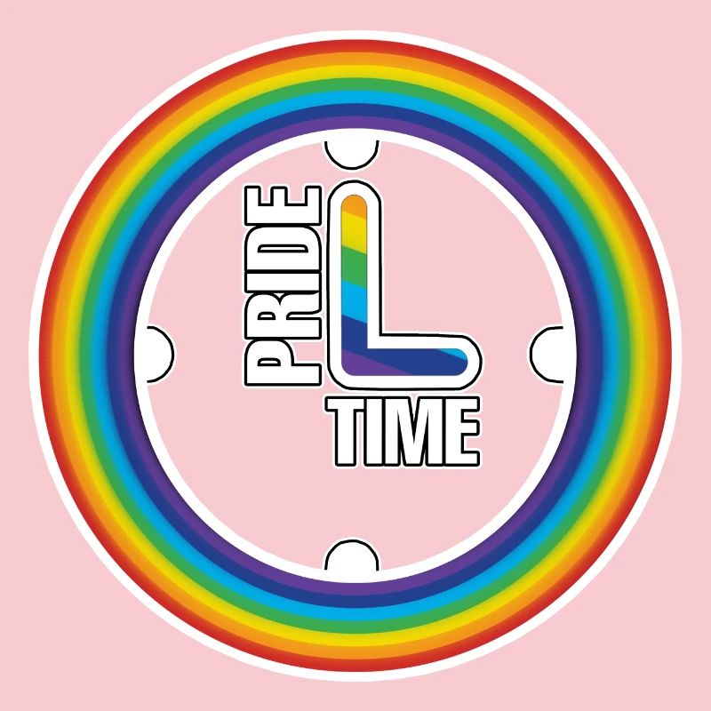 Regenbogen Pride Ring Uhr