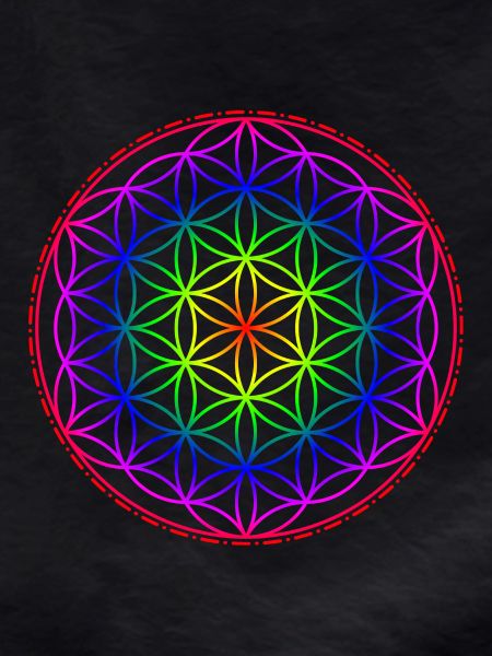 Flower of Life Rainbow