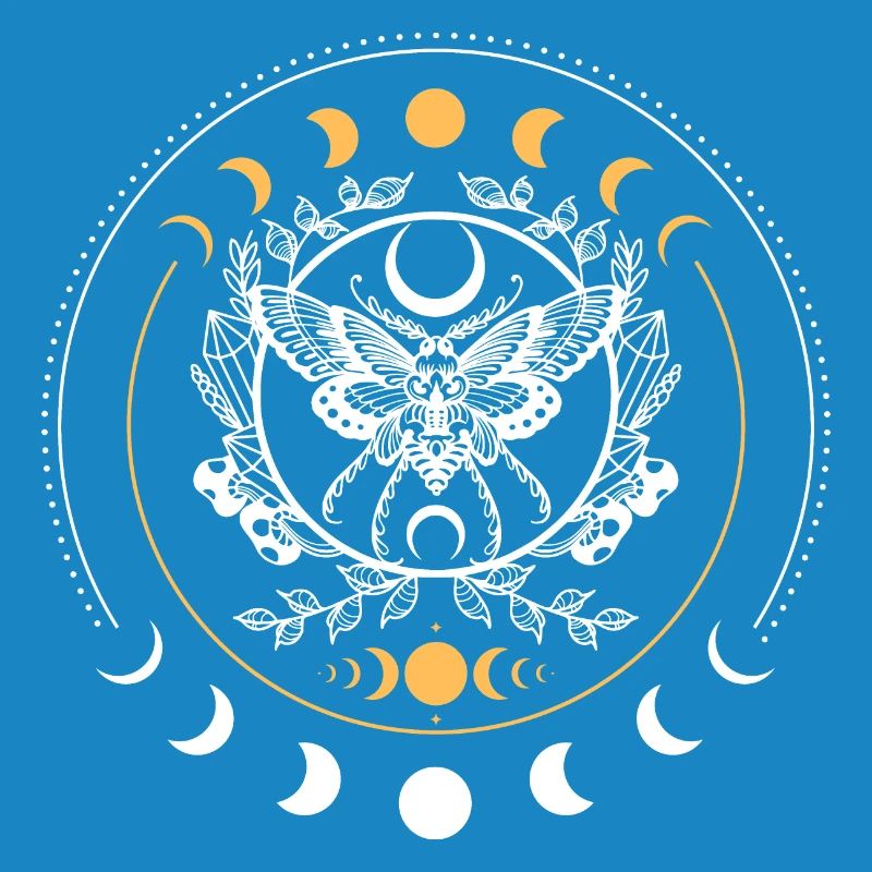 Celestial Moth Mandala