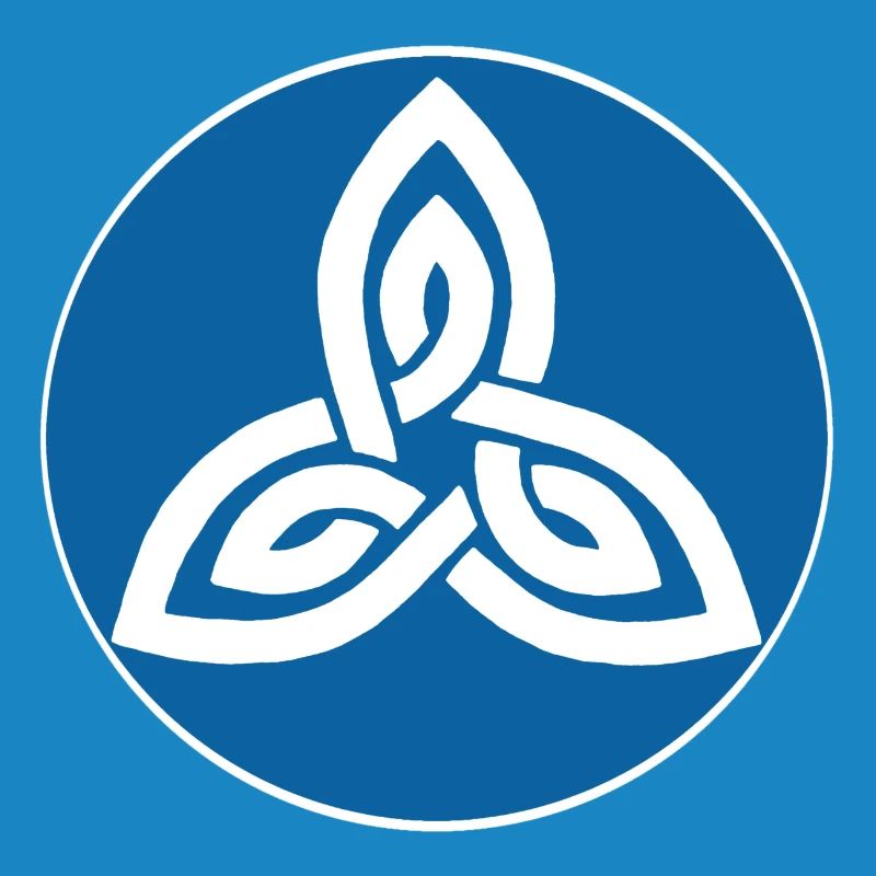 Fleur celte bleu