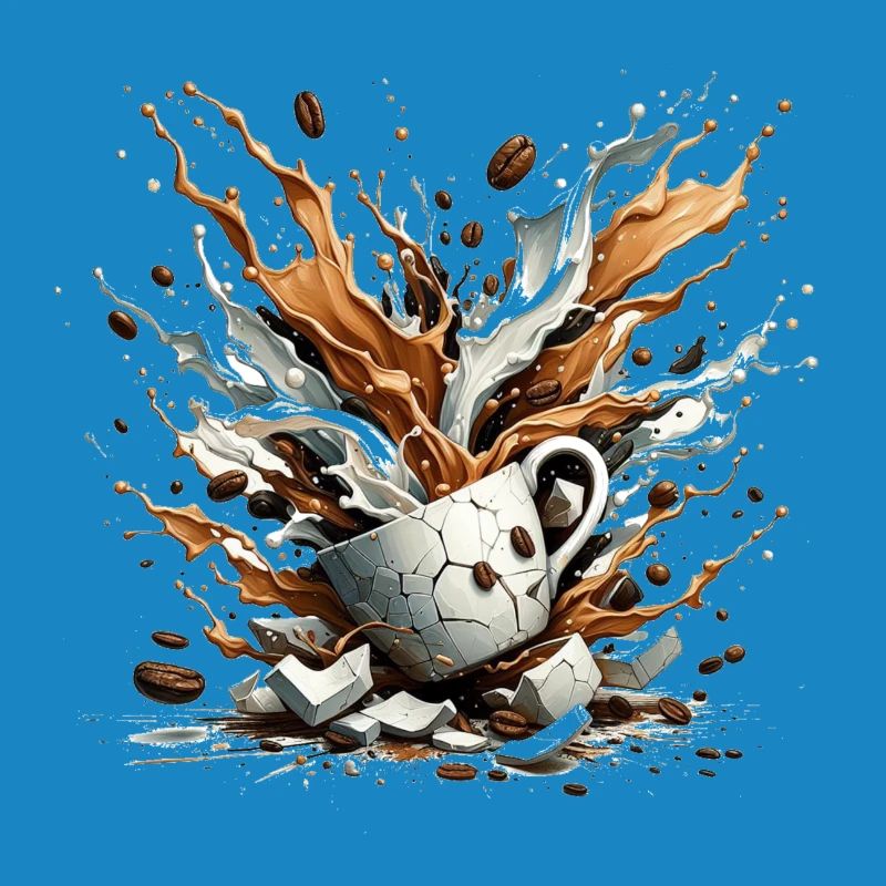 Exploded Coffee - 100% Caffeine
