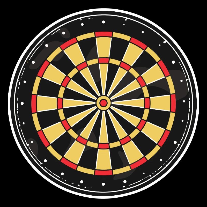 Graphique du jeu de fléchettes
