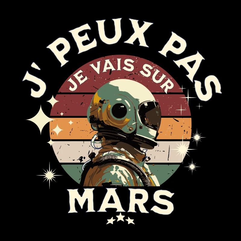 Astronaut ship on Mars