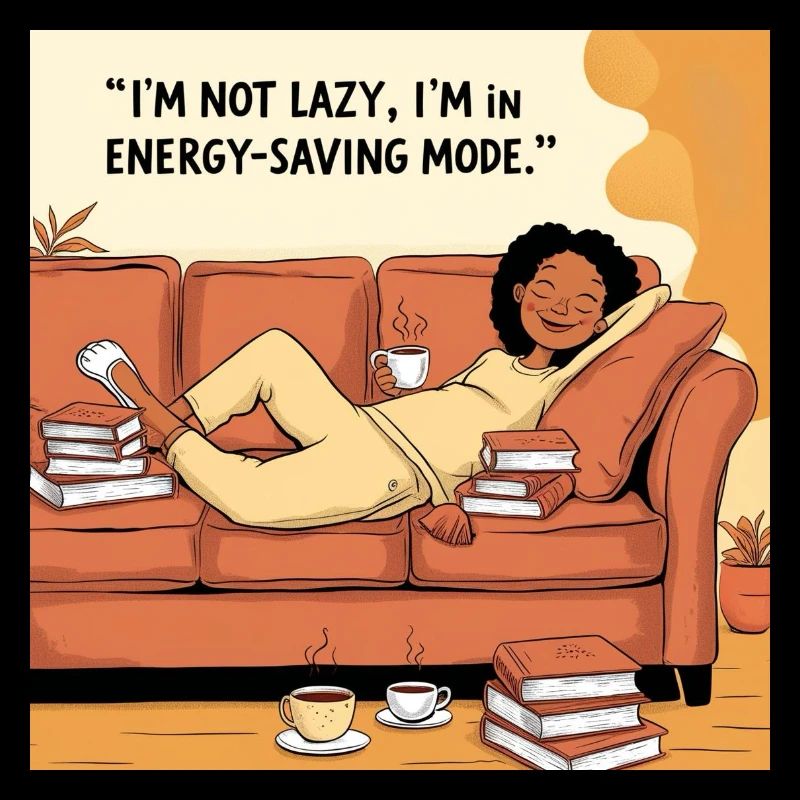 I´m not lazy i am in energy saving mode