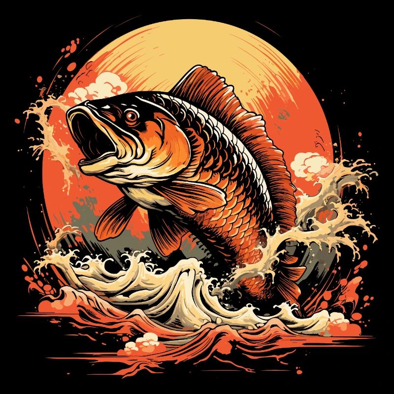 Fischerei Illustration