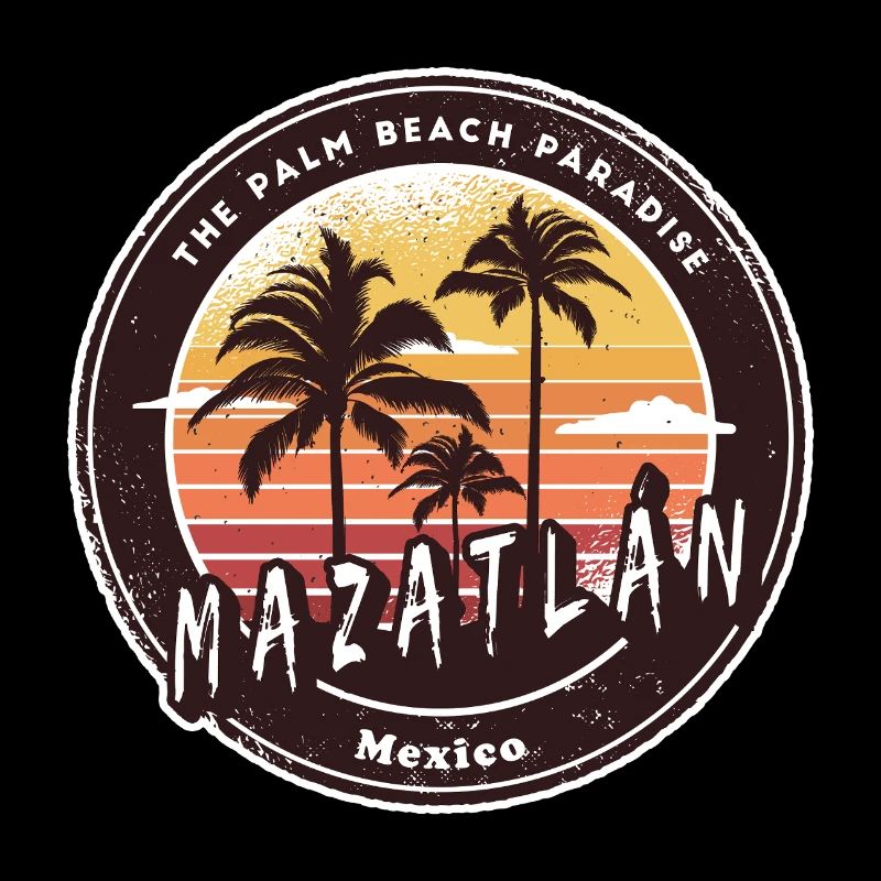 Mazatlán Mexico Sunset Design