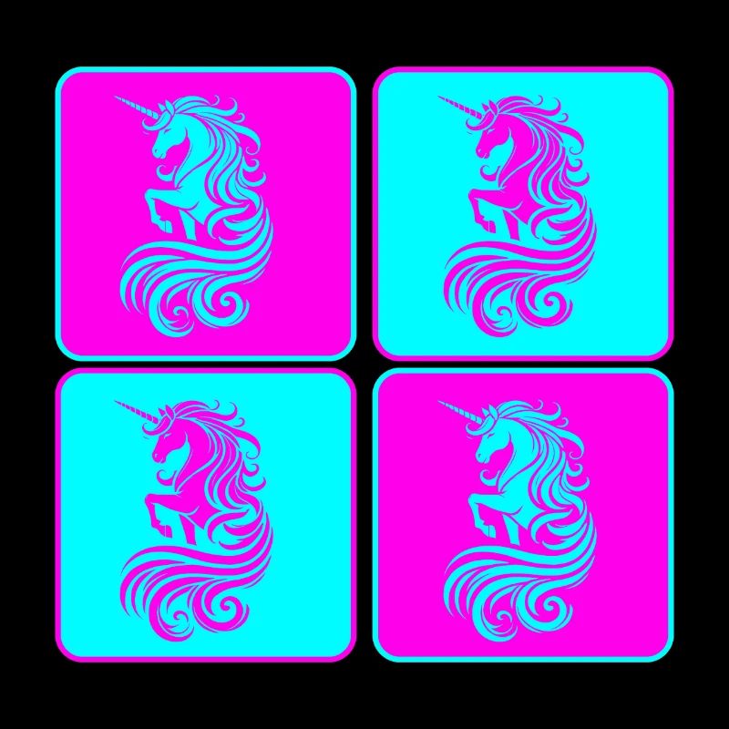 Magisches Einhorn Pop Art