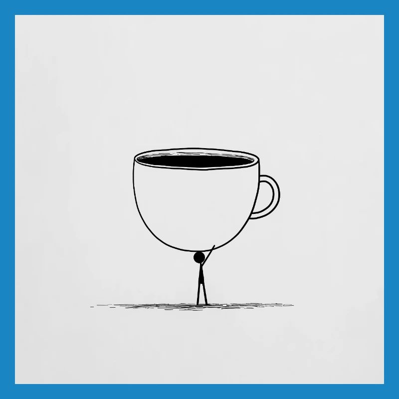 Kaffee? Nur in Eimern, bitte!