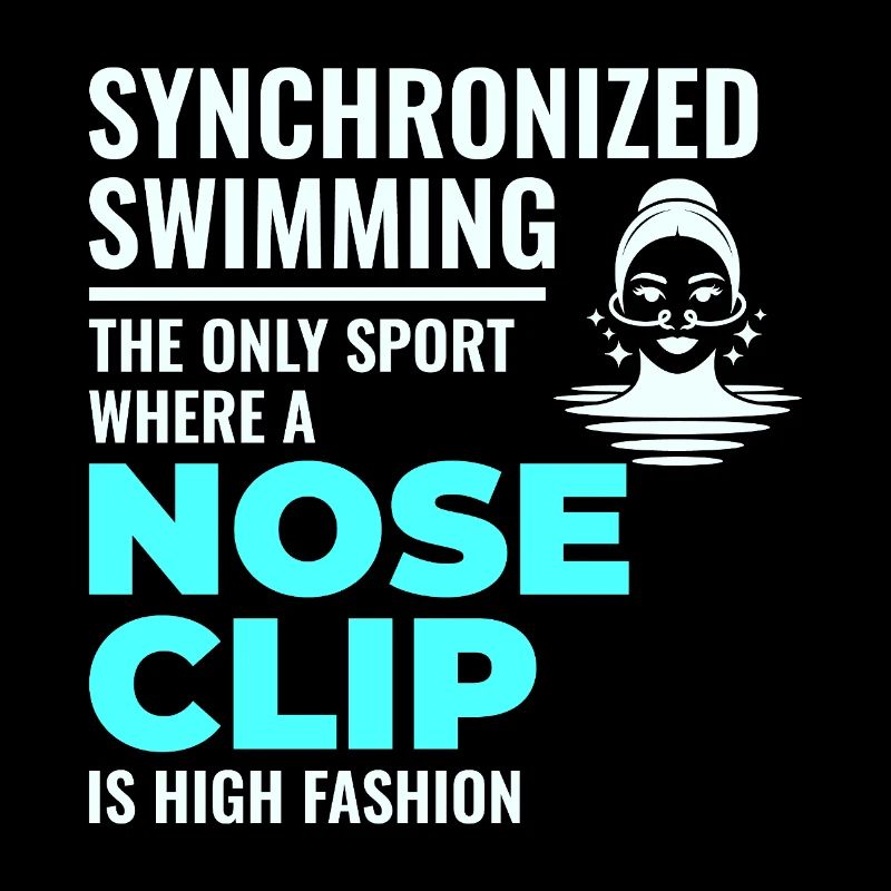 Synchronschwimmen Nasenklammer Mode
