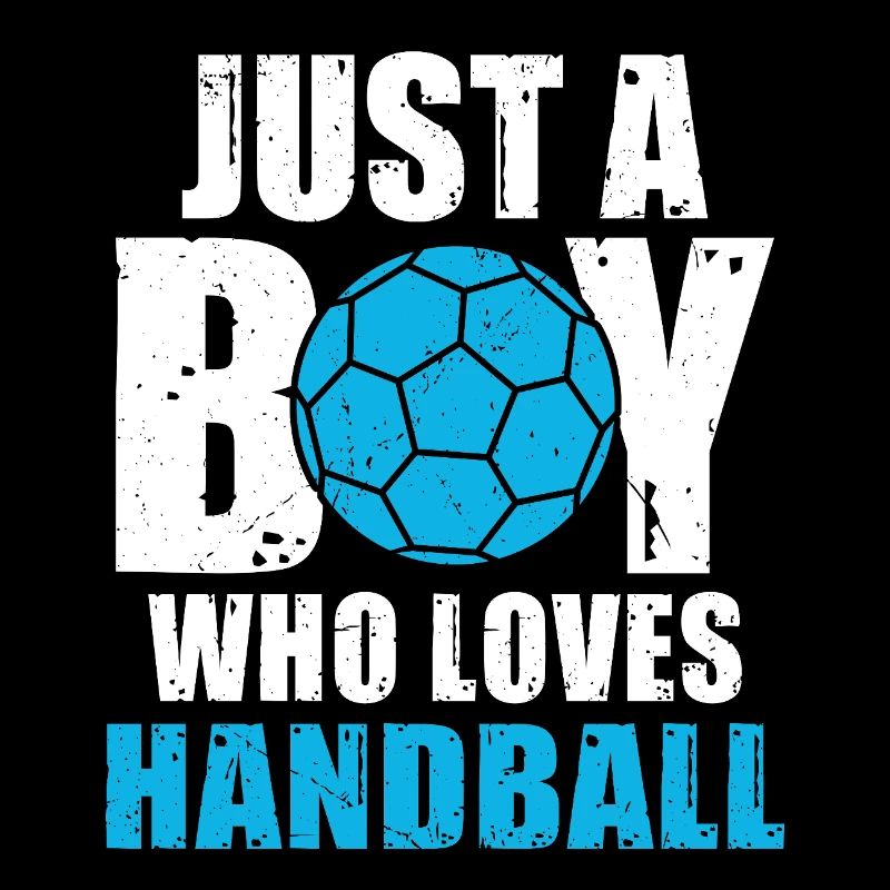 Nur ein Junge, der Handball liebt