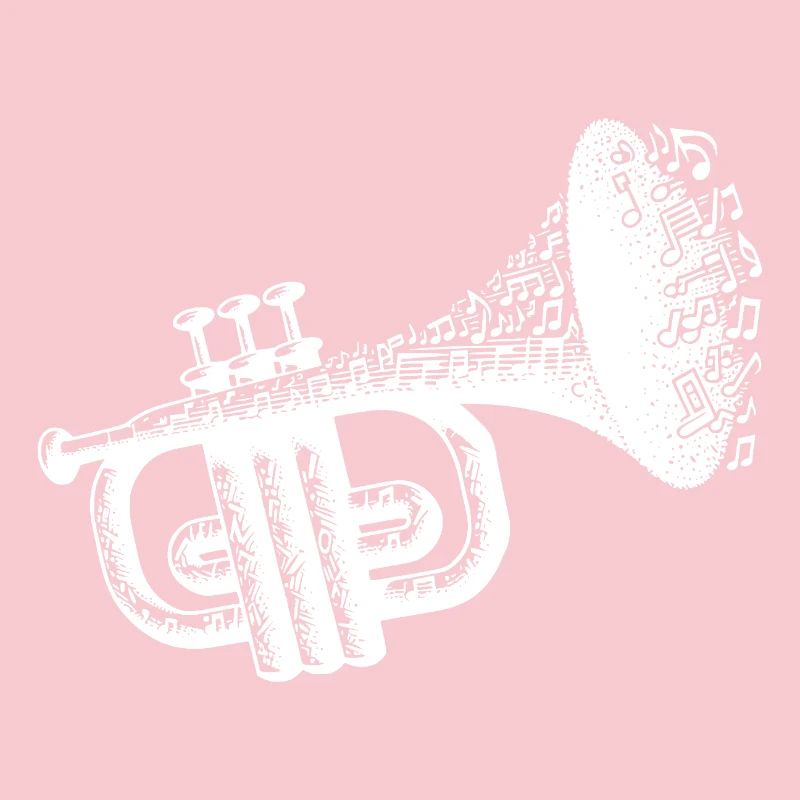 Trumpet on, worries from note explosion music magic