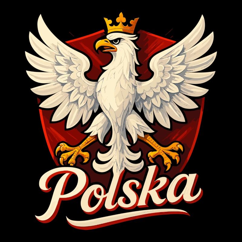 Pologne Polska aigle emblème drapeau drapeau cadeau