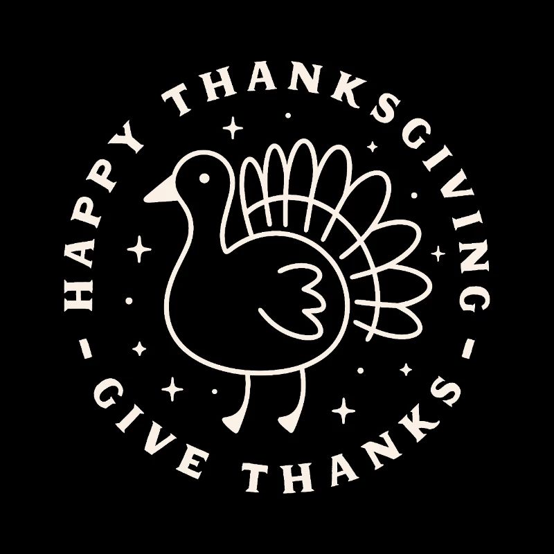 Joyeux thanksgiving rendre grâce salutations dinde