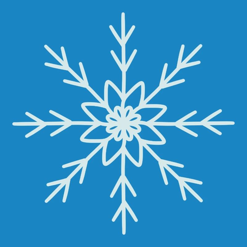 Conception élégante de motif de flocon de neige