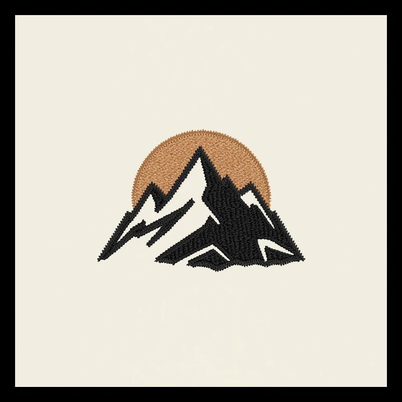 Berge im Morgengrauen