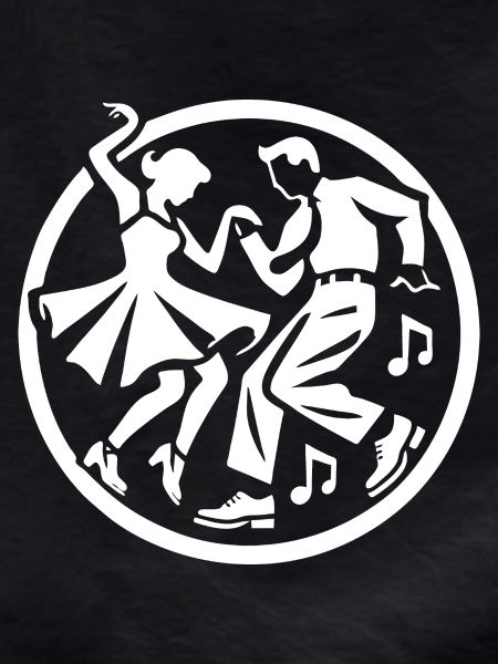 Rock 'n' Roll Silhouette Design