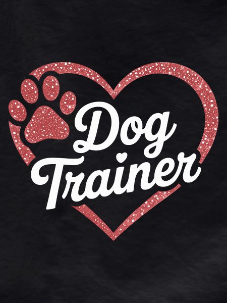 Dog Trainer Heart Design