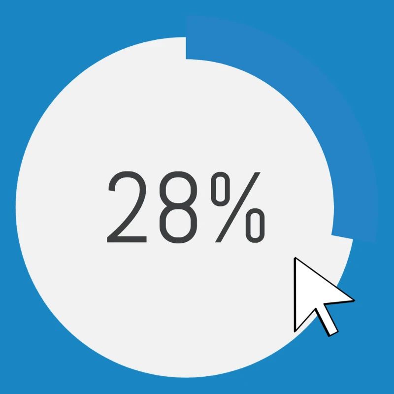 Blue Progress Ring Logiciel informatique Ordinateur PC