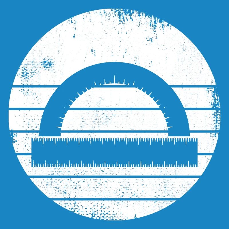 Semi-circular protractor