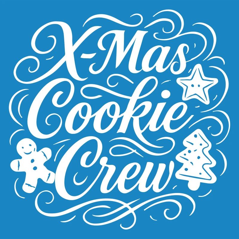 Équipe de Noël de cuisson des biscuits