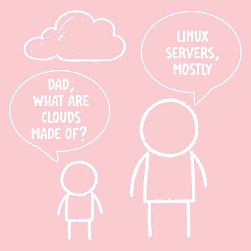 Dad What Are Clouds Made Of Linux Servers