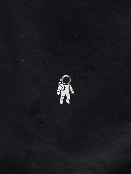 Astronaut Alone in the Void