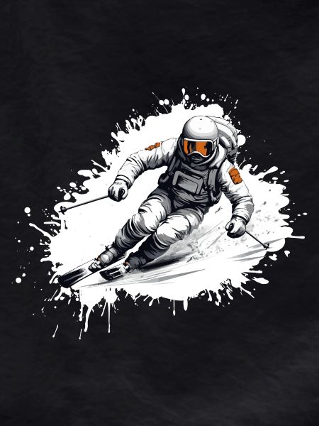 Astronaut Ski Skiing